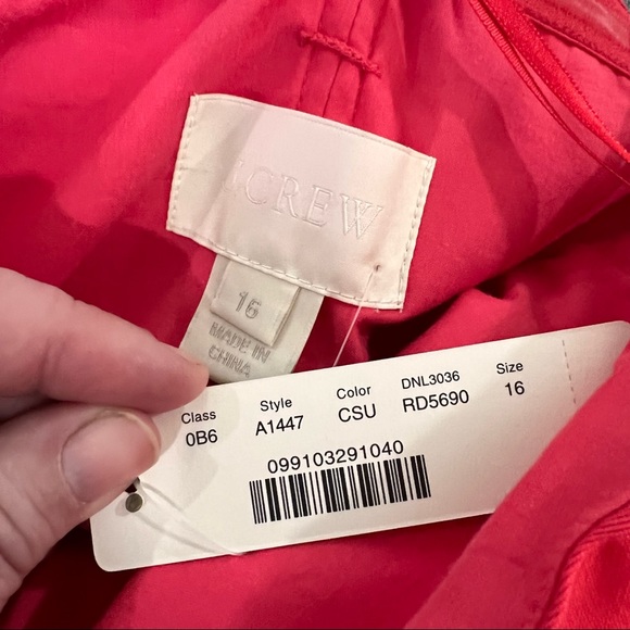 J. Crew - Coral Sweetheart Cocktail Dress - Picture 4 of 11